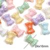 Cuentas sueltas acrílicas de varios estilos bañadas en color, hechas a mano, accesorios para collares, venta al por mayor, suministro transfronterizo