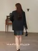 Falda Midi Bodycon de Cuero PU de Cintura Alta con Abertura Frontal Estilo Francés Sexy Retro Talla Grande Runqi 9091 Atuendo de Chica Picante para el Trabajo