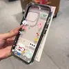 Cuchara Estilo Japonés Oso Autocrítico Adecuado para Funda de Teléfono iPhone 17 Pro Max 16 Simple 15 Pro Nicho