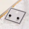 Pendientes Minimalistas de Cerámica de Color Dopamina Set de Pendientes Sencillo Versátil Pendientes Pequeños Redondos de Mosaico Venta al por Mayor