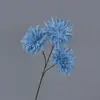 Venda Direta de Fábrica Crisântemo Artificial de Casamento Material de Flor Artificial Flor de Seda Decoração de Janela Teto de Salão de Casamento Arranjo de Flores para Guia de Estrada