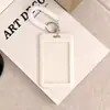 Porta-Cartão Sensor Nfc Cor Sólida Simples Porta-Cartão Deslizante Estudante Cartão de Refeição Metrô Veículo Elétrico Porta-Cartão da Comunidade Cartão de Estudante