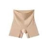 Pantaletas Moldeadoras de Cintura Alta con Control de Abdomen, Nuevo Estilo de Seda Helada Sin Costuras Cruzadas Transpirables Levanta Glúteos Moldea Cintura Pierna Recta Ropa Interior
