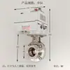 Válvula Borboleta Elétrica de Instalação Rápida D981X Aço Inoxidável Grau Sanitário Acionamento por Engrenagem Helicoidal Tipo Wafer Flangeada Ferro Fundido