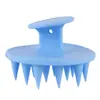 Cepillo de masaje de silicona caliente transfronterizo para champú, hogar, salón de peluquería, limpieza del cuero cabelludo, dientes largos suaves, en stock, fabricantes, venta al por mayor