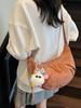 Bolsa Nicho Leve para Mulheres 2025 Nova Bolsa de Ombro Versátil Pregueada de Corno Estilo Casual Preguiçoso Transversal Bolsa Dumpling