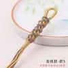 Chaveiro de Borla de Milho de Xizang Tecido à Mão Pingente para Bolsa Carro Corda Estilo Étnico Borla de Algodão Torcida à Mão