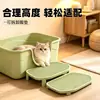 Tapete para Arenero de Gato, Tapete Escalón para Arenero de Gato, Tablero Anti-Salpicaduras y Anti-Fugas de Arena, Tapete para Arenero de Gato Mascota, Suministros de Limpieza Antideslizantes