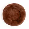 Cama para Mascotas de Peluche de Celebridad de Internet Perrera para Perros Perrera para Gatos Pequeños y Medianos Oso de Peluche Bixiong Esterilla para Dormir Redonda Cálida Suministros para Mascotas