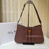 Gs Alta Calidad Comercio Exterior Nuevo Simple Europeo y Americano Bolso Mensajero Estampado Retro Colgante G Bolso de Axila Bolso Cruzado de Hombro para Mujer