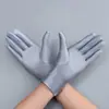 Luvas de Exposição Exclusivas para Joalheria Preto e Branco Estilo Fino para Performance Cerimonial Luvas Auxiliares para Fotografia