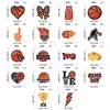 Patches Bordados de Basquete Mais Vendidos no Exterior com Suporte Adesivo, Emblemas Esportivos de Basquete para Passar a Ferro, Patches Decorativos DIY para Moletons e Mochilas