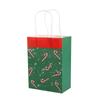Bolsas de Regalo Navideñas Transfronterizas con Estampado de Santa Claus de Dibujos Animados, Bolsas de Recuerdo, Bolsas para Empaquetar Snacks de Fiesta Navideña