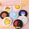 Espejo de Maquillaje Plegable, Espejo Redondo Pequeño de Dibujos Animados Transfronterizo, Regalo, Espejo Plegable Portátil de Doble Cara, Venta al por Mayor de Fábrica