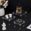 Soporte de Exhibición Transparente de Acrílico Nuevo Transfronterizo para Pasteles, Plantas, Postres, Joyería, Figuras y Coleccionables