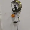 Nueva Luz Solar de Estaca Gato Negro y Luna de Calabaza