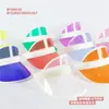Sombrero de Sol de Colores Caramelo Transfronterizo, Visera Deportiva para Correr de Ala Ancha con Parte Superior Abierta, Sombrero de Plástico de Colores Caramelo para Protección Solar de Verano al por Mayor