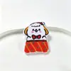 Colgante de muñeca de Navidad de felpa de dibujos animados, broche de felpa, accesorios rellenos de algodón, colgante de felpa, accesorios para ropa