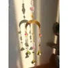 Pingente de sino de vento de cristal ins luz e sombra estilo floresta encantada presente de aniversário para melhor amiga apanhador de sonhos itens de decoração de quarto