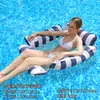Raft Inflable Flotante Modelo Nuevo Transfronterizo para Exteriores Plegable con Respaldo Malla Cama Flotante Productos Inflables para Agua Sillón Cama Flotante