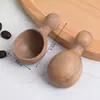 Palillo para revolver café de madera de abedul, Cuchara para café de nogal negro, Artesanías de madera, Utensilios de cocina, Cuchara puntiaguda, Utensilios con mango
