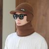 Gorro de Lana Tejido para Hombre Otoño e Invierno Nuevo con Forro Polar Engrosado Cálido Protección para las Orejas Gorro a Prueba de Frío para el Cuello para Hombres de Mediana Edad y Ancianos