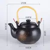 Tetera de Estilo Chino Nuevo Hervidor para Restaurante de Sushi Japonés Olla para Sopa Olla Caliente Vajilla de Cerámica Estilo Japonés para Hotel