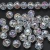 Nueva bola de cristal de 10MM, bola de flor, cuentas sueltas de vidrio con forma de piña, cuentas de piedra de diamante de viento, pulsera, collar, cadena para teléfono móvil, bricolaje