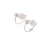 Creativo Rosa Redondo Perla Metal Hebilla para Servilleta Amazon Anillo para Servilleta Anillo para Servilleta Mesa de Hotel Venta al por Mayor