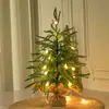El Árbol de Navidad Artificial de Pino de Norfolk Más Vendido de Amazon, Árbol Pe Pequeño, Mini Árbol de Navidad de Escritorio, Adornos Decorativos para el Ambiente Navideño
