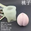 Molde de Silicona DIY de Frambuesa, Melón Cantalupo, Fresa, Durazno, Fruta de Fútbol, Molde para Pastel de Fondant, Chocolate, Aromaterapia