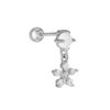 Color Ópalo Circonita Moda Acero de Titanio Pendientes para Mujer Dormir Gratis-Selección Lujo Ligero Caracola Hélice Hueso de la Oreja Clavo Palo de Oreja Joyería
