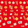 Papel de presente vermelho vivo para presentes, caixas de presente de feriado, buquês de casamento, papel de presente para celebração de Ano Novo, vermelho vivo