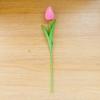 Flor artificial de tulipán tejida a mano terminada Vástago al por mayor fábrica de flores artificiales flor de lana flor artificial al por mayor