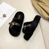 Nuevas Zapatillas de Casa Gruesas Antideslizantes para Interior y Exterior, Aumentadoras de Altura, Felpa, Chanclas Peludas de Otoño Invierno para Mujer