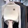 Roupa de baixo feminina para outono e inverno com gola alta e forro de fleece, roupa íntima infantil para primavera, outono e inverno, top quente de fleece de manga longa, moderno