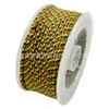 Cuerda Ruyi de Hilo de Algodón Color Mixto Enrollada a Mano Estilo Tibetano Juguete Colgante Trenzado Cordón Cuerda Colorida de Ocho Hilos Borla Hilo para DIY