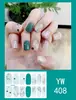 Pegatinas para uñas TE, sin cocción, de moda, finas, arte de uñas de cobertura completa listo para usar, pegatinas de uñas vestibles temu, Sudeste Asiático, Japón, Corea