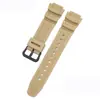 Adequado para Pulseira de Relógio de Resina Casio W-218H/F-108 Ae1200/1000/1300/Aqs1 18mm