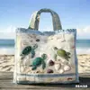Bolso de Mano con Patrón de Tortuga Nuevo Producto Transfronterizo 3D Temu Amazon Moda de Moda para Mujer Estampado Digital Bolso de Hombro