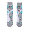 Calcetines de Hombre para Todas las Estaciones con Patos de Dibujos Animados, Conejita de Moda, Comercio Exterior, de Caña Media, Pug, Calcetines de Moda para Hombre, Calcetines de Fabricante Ins de Amazon