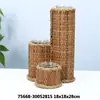 Grande Coleção de Produtos Únicos - Design Criativo Antigo Rústico Madeira Maciça Enfeites Decorativos Vasos de Flores para Pátio de Madeira Zakka Mercearia