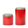 Latas Simples Seladas em Estoque do Fabricante, Latas de Chá, Caixas Criativas Universais Redondas para Embalagem de Chá Preto, Latas de Chá de Folha de Flandres