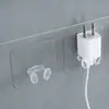 Ganchos Adesivos Transparentes Criativos Sem Marcas para Cozinha e Banheiro Ganchos Adesivos Transparentes de Parede para Casacos e Chapéus Sem Furar Fabricantes Atacado