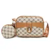 Una generación de cabello 2025 primavera/verano tendencia estampado retro bolsa para madre de mediana edad bolso de hombro diagonal bolso cruzado para mujer transfronterizo
