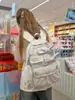 Nova Mochila Escolar Estilo Japonês Ins, Mochila Fofa com Laço para Meninas do Ensino Médio, Estilo Universitário, Mochila Leve e Doce