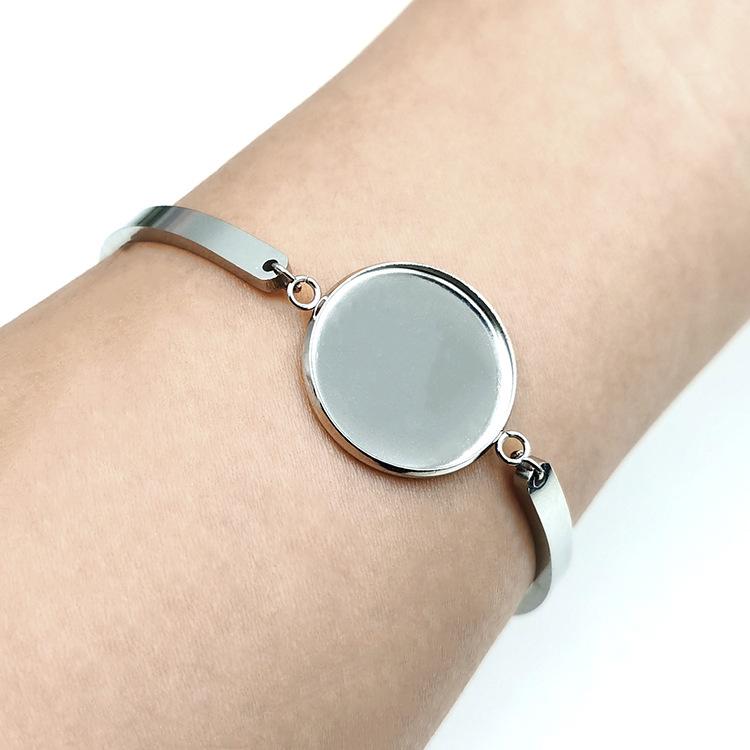 不锈钢DIY托盘手链3