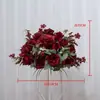 Bolas de Flores Artificiais de Rosa e Peônia para Decorações de Mesas de Casamento, Decorações de Corredores e Arranjos para Eventos em Shoppings
