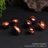 Adornos de Bola de Piedra Ojo de Tigre Rojo Natural Cuentas de Piedra Cruda Ojo de Tigre Rojo Colgante de Bola Pequeña Bola de Cristal Decoración para el Hogar