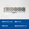Rejas de Hierro Forjado para Ventanas Barandilla Rústica Accesorios para Portones Grandes Juego Completo Vallas Hechas a Medida Estampado de Placas de Hierro Patio Soldadura Hueca Ensamblaje